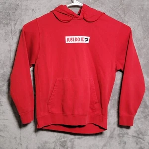 Nike Sportswear JDI Hoodie Jacket Mens Size Large Red Hooded Pullover Just Do It - Picture 1 of 13