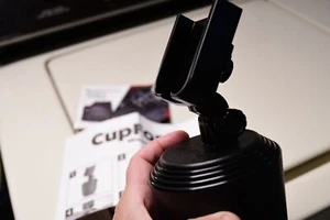 WeatherTech CupFone Universal Adjustable Cup Holder Car Mount - 8ACF1, Black - Photo 1 sur 3