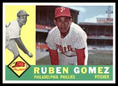 1960 Topps #82 Ruben Gomez  Philadelphia Phillies NM-MT + - Image 1 of 2
