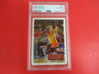 1999 HOOPS SKYBOX KOBE BRYANT #27 PSA 10 GEM MT POP 47 - Image 1 of 3