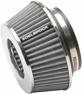 Edelbrock 43612 Pro-Flo Universal Conical Air Filter 3.7" fits 3" 3.5" 4" - Picture 1 of 7