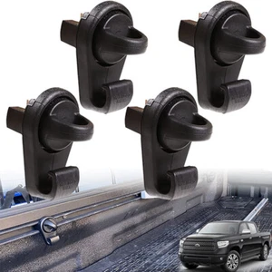 4Pcs Truck Bed Tie Down Hooks Deck Rail For Toyota Tacoma 2005-2023 PT278-35075 - Picture 1 of 9