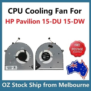 CPU Cooling Fan for HP Pavilion 15S-DU1017TU 8RA94PA 15S-DU1012TU 6QX77PA Laptop - Picture 1 of 2