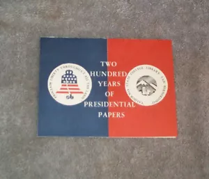 200 anni di documenti presidenziali, mostra, invito California State College 1975 - Foto 1 di 1