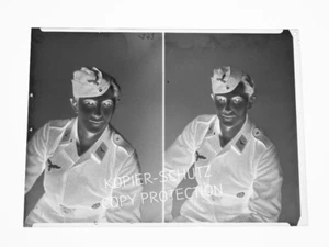 old photo negative portrait soldier ship large vintage Wehrmacht WW WH - Picture 1 of 7