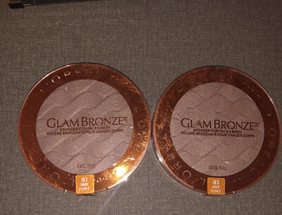 L'oreal Paris Glam Bronze 03 Deep Fonce Bronzer For Face And Body (SET OF 2) - Image 1 of 2