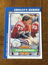 2004 TOPPS FAN FAVORITES JOHN HANNAH "GROGAN'S HEROES" ON CARD AUTOGRAPH Patriot