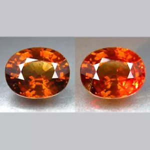 3.06 Ct DAZZLING FIRE FIRE SPARKLING AAA COLOR CHANGE GARNET LOOSE GEMSTONE - Picture 1 of 3