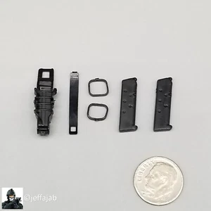 1:6 Very Hot Toys CQB Black Pistol FAST Mag Pouch w/ Ammo (x1) for 12" Figures - Picture 1 of 10