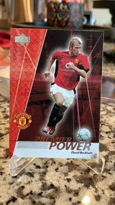2002 Upper Deck Manchester United - Premier Power David Beckham #47 - Picture 1 of 2