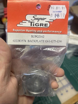 Super Tigre back plate for G61– G75 – G90 part number SUPG2162 - Image 1 of 4
