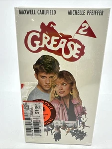 Grease 2 (VHS, 1982 1990) Sealed New Michelle Pfeiffer Maxwell Caulfield - Picture 1 of 5
