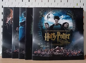 HARRY POTTER In Concert Programes X 5 J.K ROWLING WIZARDING WORLD - Picture 1 of 24