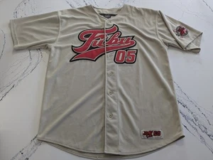 VTG 90's FUBU Collection Authentic 05 Baseball Jersey Men's XL Stitched Hip Hop - Picture 1 of 12