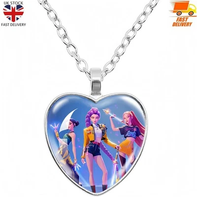 KPop Demon Hunters Kids Anime Cute Necklace Children Fashion Jewelry Accessories