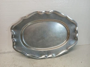 Servierplatte Tablett RWP Wilton Columbia PA 16,5"x12 Queen Anne Stil Zinn - Bild 1 von 10