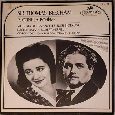 Puccini "LA BOHEME" (Victoria De Los Angeles/Beecham) 2LP (1966) - Image 1 of 4
