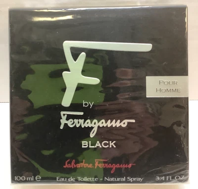 F Black de Salvatore Ferragamo eau de toilette spray 3,4 oz para hombre Foto 1 de 2