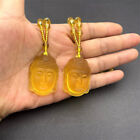 High Quality Unique Lucky Amulet Necklace Frosted Buddha Head Amitabha Pendan St