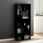 Home Furniture Book Cabinet Black 67X24x161 Cm Chipboard