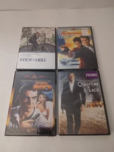 DVDS: Bond Movies: A View to A Kill/ Die Another Day/Dr. No/Quantum Of Solace - Picture 1 of 3
