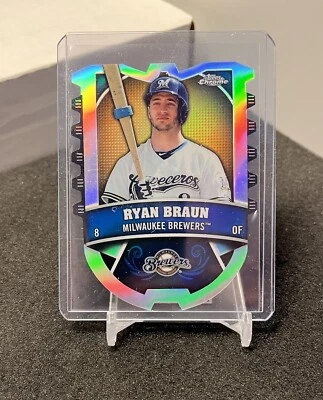 Ryan Braun 2014 Topps Chrome Connections Die Cut Refractor CC-RB Brewers - Image 1 of 2