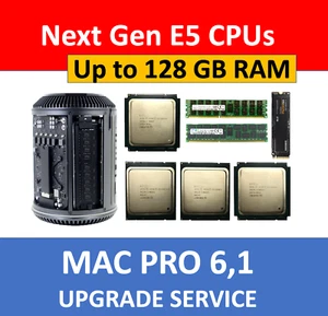 Mac Pro Late 2013 6,1 Processor CPU/Memory/SSD Upgrade Service USA - Picture 1 of 2