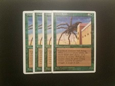 MTG Magic 4x Giant Spider 4th Edition LP