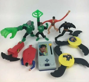 McDonald’s Happy Meal DC Comics Superheroe Figures & Gadgets Lot 9 Collectibles - Picture 1 of 14