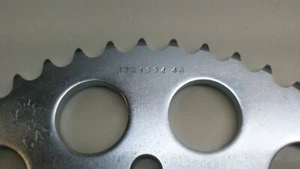 Piñón trasero honda cb cbr cbx vf vfr 46 dientes paso 530 marca JT # JTR1334.46 - Imagen 1 de 9