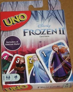 New Mattel UNO Disney FROZEN II Classic Family Card Game Ages 7+ - Picture 1 of 1