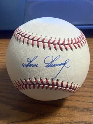 GOOSE GOSSAGE 8 SIGNED AUTOGRAPHED OAL BASEBALL!  Yankees!  HOF! - Image 1 of 2