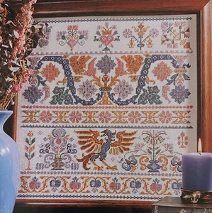 Cross Stitch Pattern DRAGON Year of the Dragon Vintage 203w x 220h - Picture 1 of 7