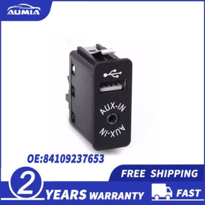 84109237653 USB AUX Input Socket Fits For BMW E81 E87 E90/F10 F12 E70 E82,F10 - Изображение 1 из 4