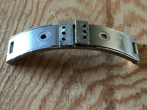 Used - Folding Clasp Must Of CARTIER Deployable Closure - Steel 4 X 0.9 Cm - Picture 1 of 7
