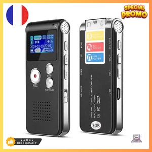enregistreur vocal numérique 8 go promo! - Picture 1 of 10