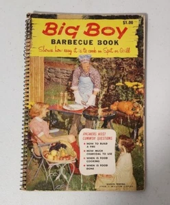 Vintage 1960 BIG BOY BARBECUE BOOK Grill Cookbook Recipes Guide MCM Spiral - Bild 1 von 19