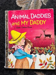 Animal Daddies and My Daddy a Little Golden Book Vintage 1968~ Good - Imagen 1 de 1