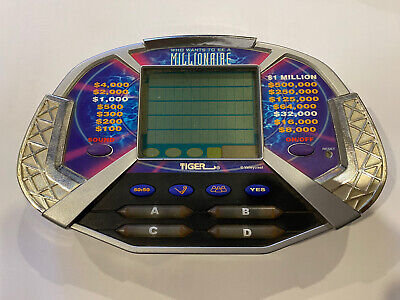 Vintage Tiger Who Wants To Be A Millionaire Handheld Video Game Tested 2000