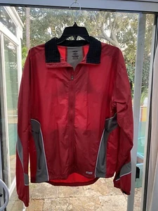 Authentic Hind Motorcycle Windbreaker Rain Jacket Zip Up Pockets Medium - Picture 1 of 8