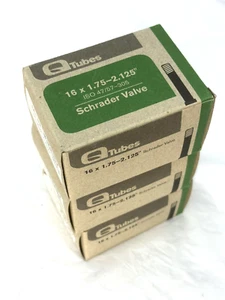 lot of 3 Q Tubes 16” 1.75” - 2.125” ISO 47/57-305 Schrader Valve Inner Tubes - Picture 1 of 6