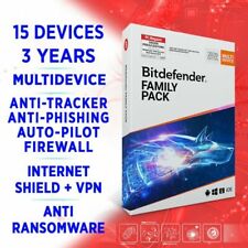 BitDefender Family Pack Full Edition with VPN - 3 Years, 15 Devices