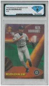 1995 Pinnacle Sportflix UC3 ALEX RODRIGUEZ #115 💎 DSG 9 Mint - Picture 1 of 2