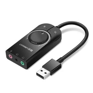 UGREEN USB-A TO 3.5 Headphones + MIC CM129 Adapter 40964 - Picture 1 of 1