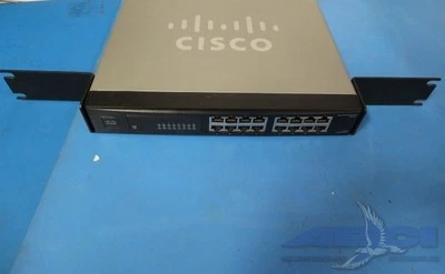 Cisco SR216 16-Port 10/100 Small Business Ethernet Switch w/Rack Mounts - Image 1 of 4