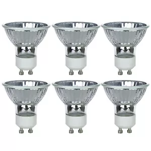 6Pack MR16 LED Light Bulb, GU10 Mini Prismatic Reflector, 35W, 3200K, 240LM - Picture 1 of 4