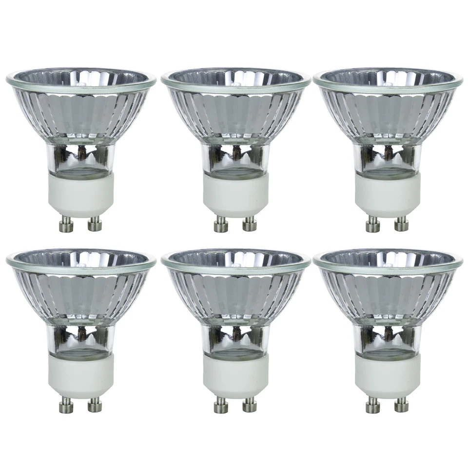 6Pack MR16 LED Light Bulb, GU10 Mini Prismatic Reflector, 35W, 3200K, 240LM - Image 1 of 4