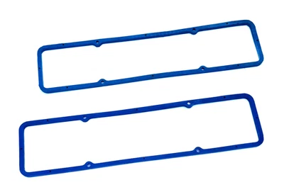 SBC valve cover gaskets extra thick Rubber Steel Core Blue Improved Design 350 - Image 1 of 3