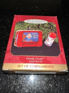 1999 Hallmark Howdy Doody Show Brotdose Set Andenken Ornament - Bild 1 von 14