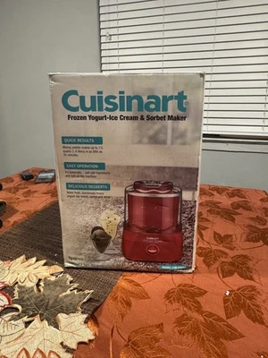 Máquina automática de yogur congelado, helado y sorbete Cuisinart  Foto 1 de 4
